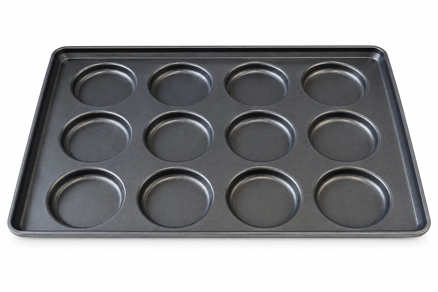 12-cavity 18 × 26 inch hamburger bun pan